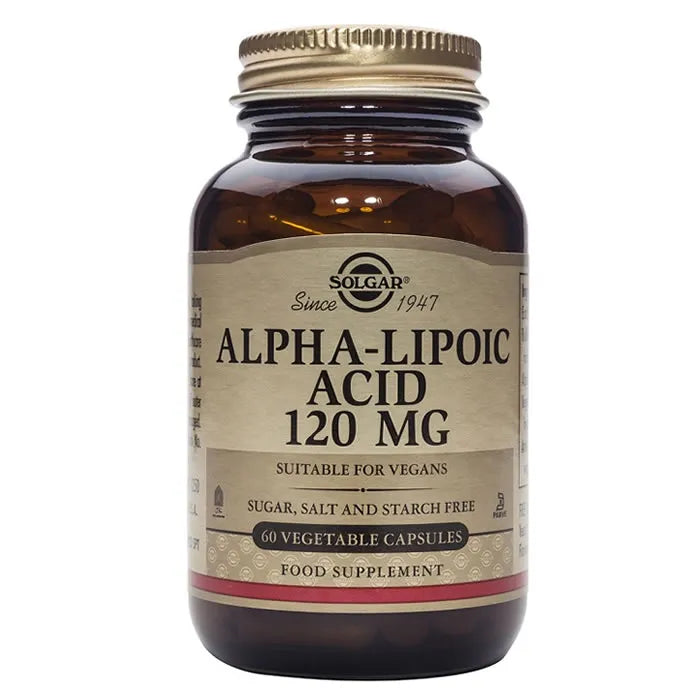 Solgar Alpha-Liponsäure 120mg 60 Kapseln