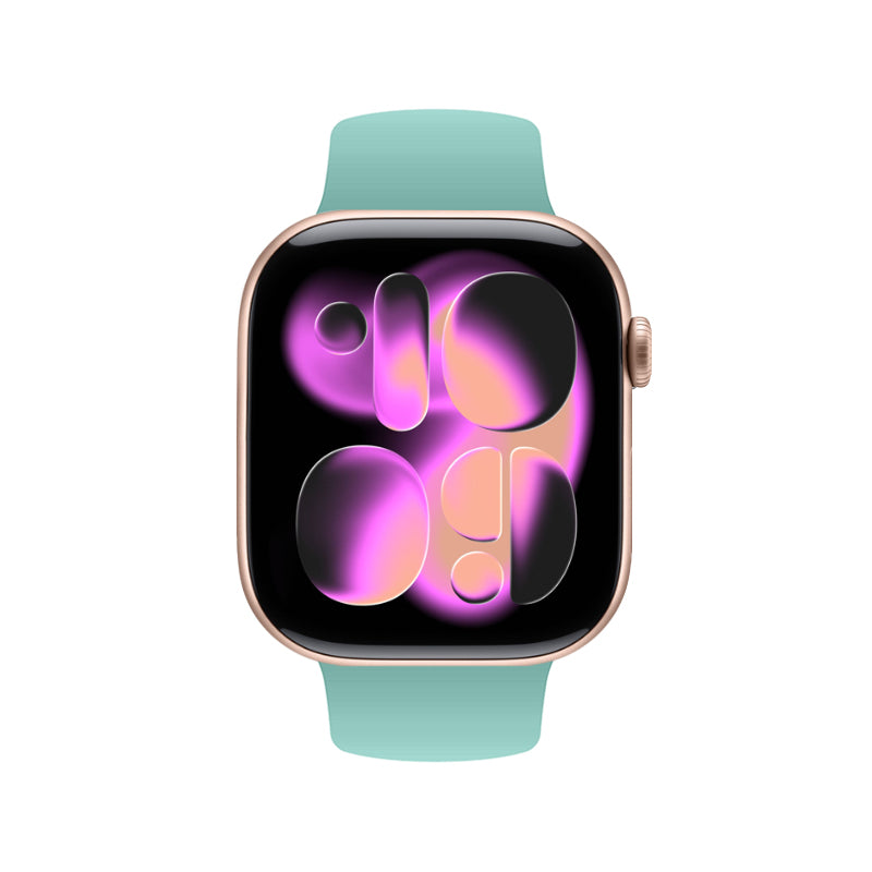 Crong Liquid - Armband für Apple Watch 38/40/41/42 mm (tyrkysový) – Produktabbildung 2