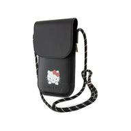Hello Kitty Leather Daydreaming Cord - telefonní Tasche (schwarz)