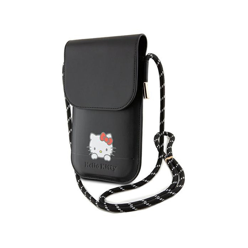 Hello Kitty Leather Daydreaming Cord - telefonní Tasche (schwarz)
