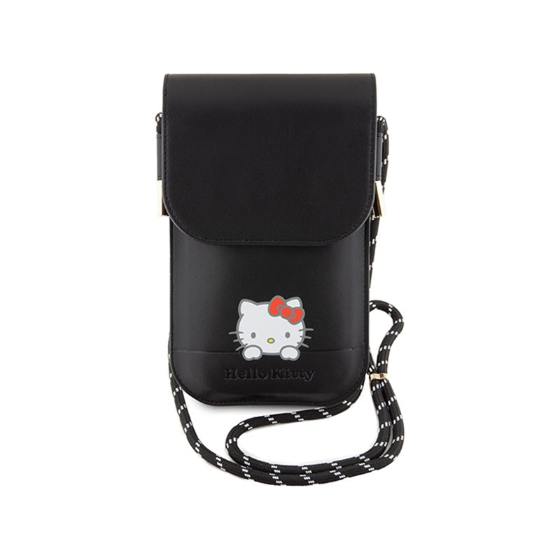 Hello Kitty Leather Daydreaming Cord - telefonní Tasche (schwarz) – Produktabbildung 2
