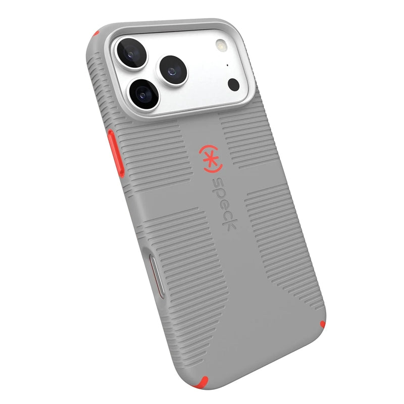 Hülle Speck Candyshell Grip MagSafe für iPhone 18 Pro Max / 17 Pro Max (dunkel grau)