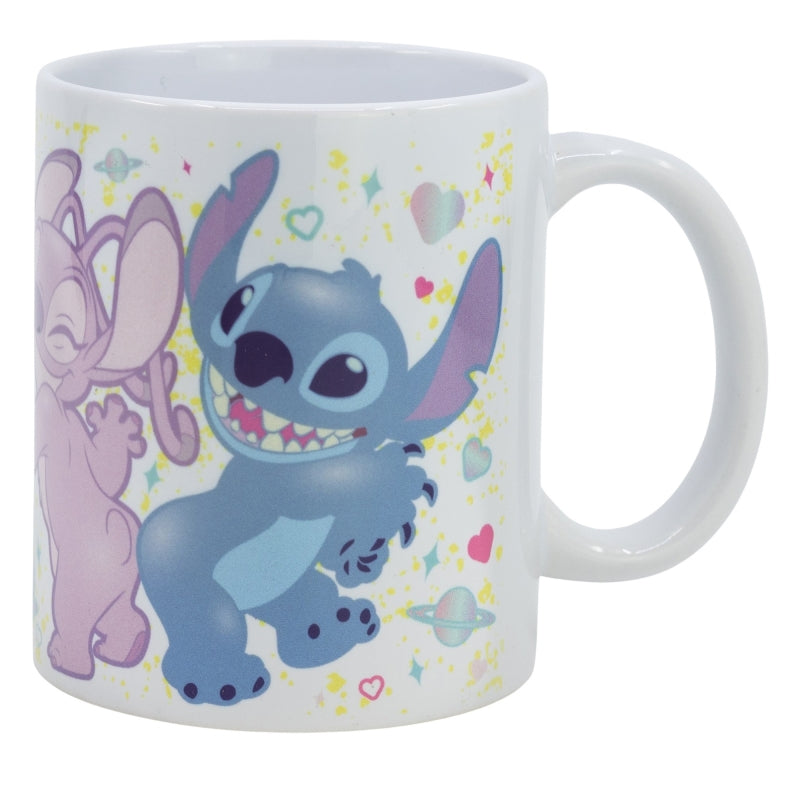 Disney Stitch - Keramikbecher aus der Kollektion Stitch a Anděl 325 ml