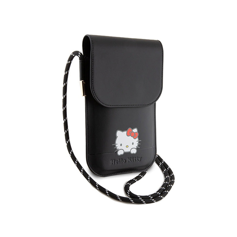 Hello Kitty Leather Daydreaming Cord - telefonní Tasche (schwarz) – Produktabbildung 3