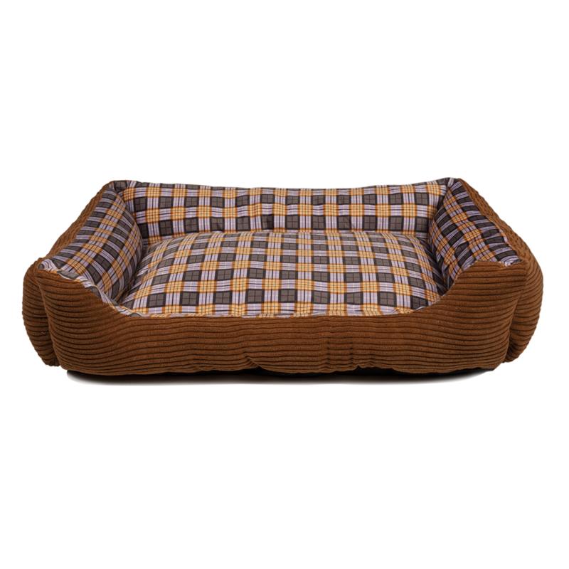 Jiný Měkký pelíšek für psy 75 x 58 x 19 cm Größe L (braun)