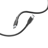 Cellularline Soft Cable - USB-C to USB-C cable 1.2 m (black)