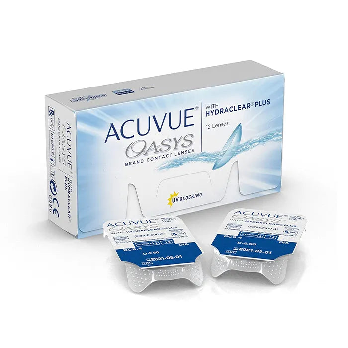 Acuvue Oasys Hydraclear Austausch von Kontaktlinsen 2 Wochen -3.00 BC/8.4 12 Stück