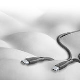 Cellularline Soft Cable - USB-C to USB-C cable 1.2 m (black) – Produktabbildung 2
