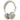 Guess Grained Classic Round Shape - kabellose Bluetooth Kopfhörer ENC (beige)