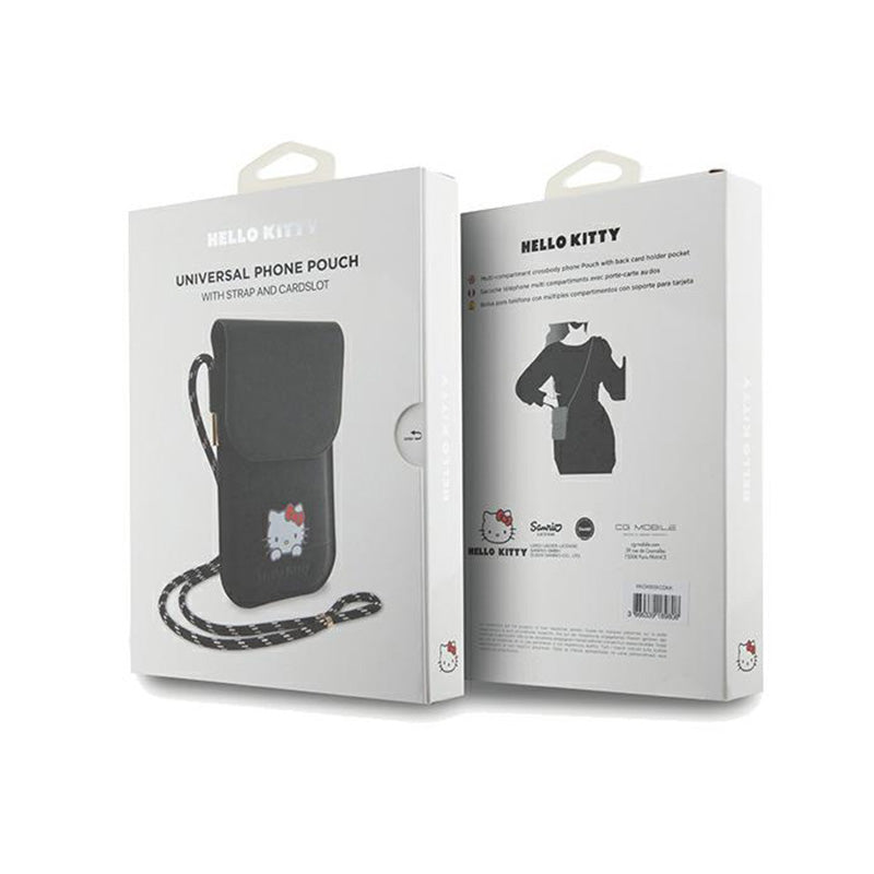 Hello Kitty Leather Daydreaming Cord - telefonní Tasche (schwarz) – Produktabbildung 6