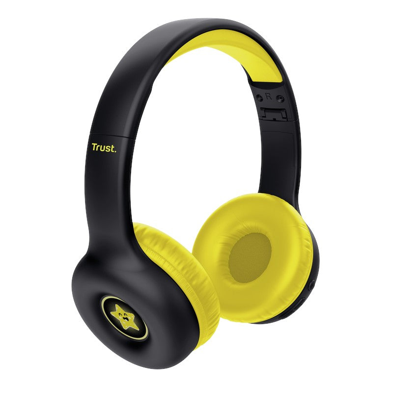 Trust Nouna - Kabellose Kopfhörer für Kinder Bluetooth (schwarz) – Produktabbildung 2