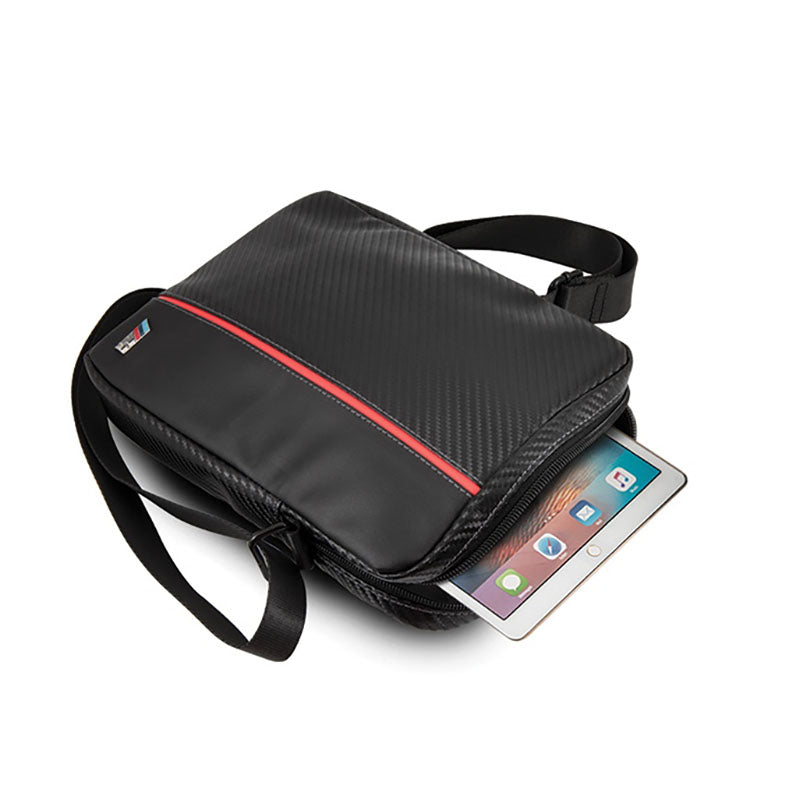 BMW Carbon Red Stripe - Tasche für Tablet 8" (schwarz) – Produktabbildung 4
