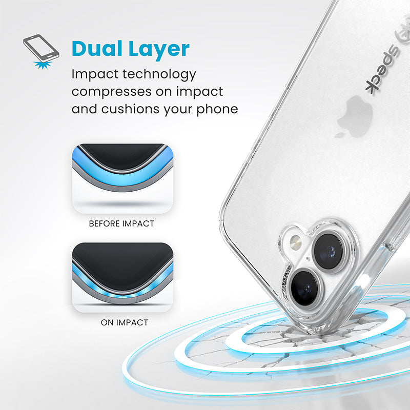 Hülle Speck Gemshell für iPhone 16 (transparent) – Produktabbildung 2