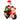 HOMCOM Weihnachtsdeko Aufblasbarer Weihnachtsmann Outdoor-Weihnachtsdekoration, inkl. Gebläse, 1,65 m, Rot +