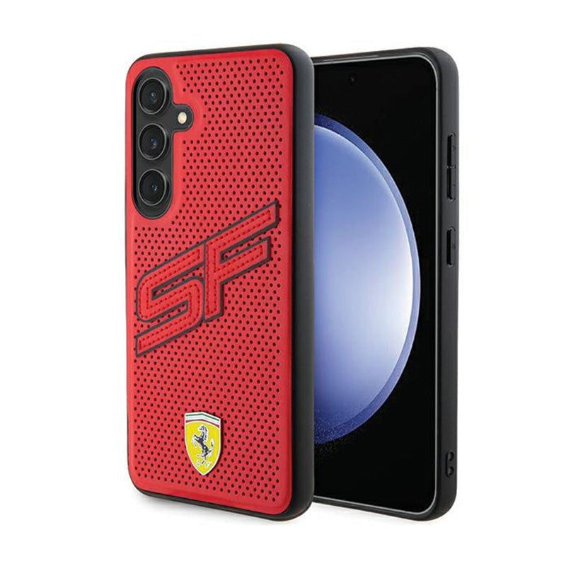 Ferrari Big SF Perforated - Hülle für Samsung Galaxy S24 (rot)