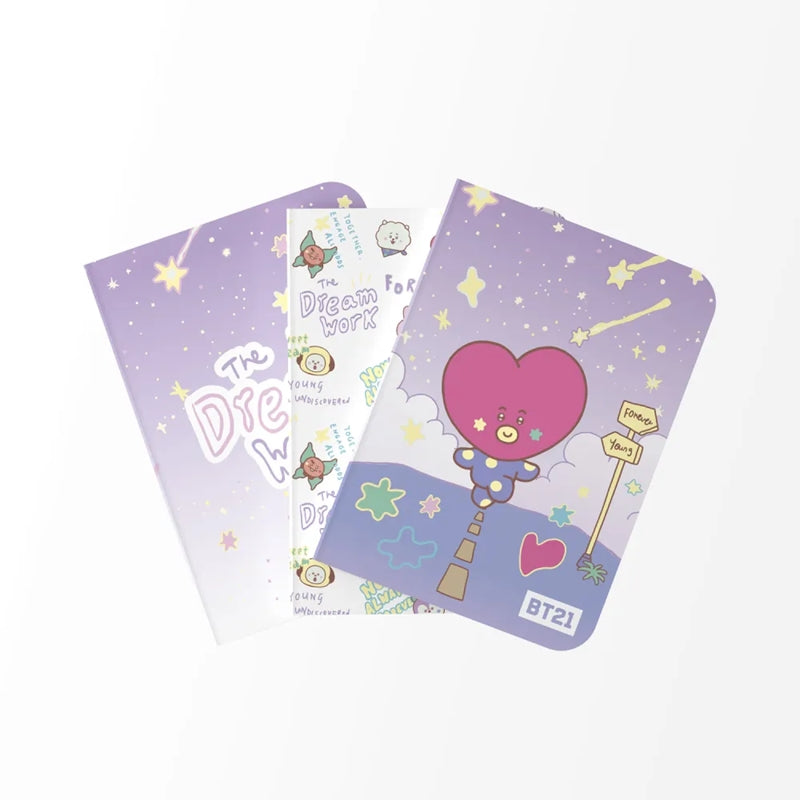 BT21 - Set Hefte A6 TATA (3 Stück)