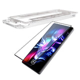 3mk HardGlass Max - gehärtetes Glas s aplikátorem für iPhone Air (schwarz) – Produktabbildung 6