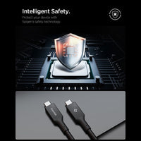 Spigen EB24012CC Essential - Kabel USB-C für USB-C PD 240W 1,2 m (schwarz) – Produktabbildung 7