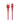 Borofone Starlight - Verbindungs- Kabel USB-Lightning 1,2 m (rot)