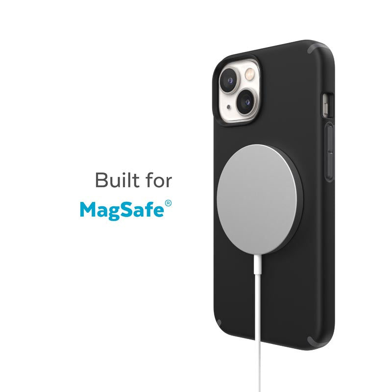 Hülle Speck CandyShell Pro + MagSafe für iPhone 14 Plus s povrchovou Beschichtung MICROBAN (schwarz