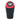 Dunlop - Korb für odpadky für Auto 400 ml 10x17 cm (rot / schwarz)