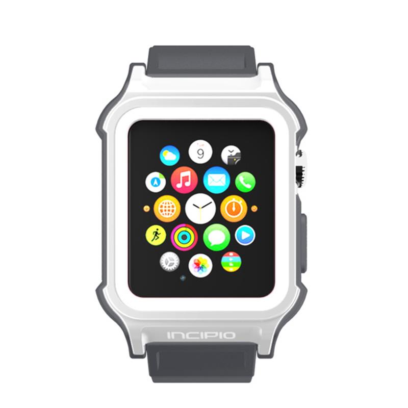 Incipio Octane Band - obrněný pásek für Apple Watch 38/40/41 mm (weiß/grau) – Produktabbildung 2
