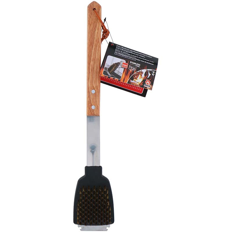 BBQ - kartáč für Reinigung grilu 2v1 kartáč plus škrabka – Produktabbildung 2