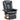 HOMCOM Relaxsessel mit Liegefunktion, drehbar, bis 150 kg, Kunstlederbezug, Stahlrahmen, Dunkelgrau