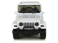 LEAN Toys Off-Road-Polizeiauto Weiß – Produktabbildung 3