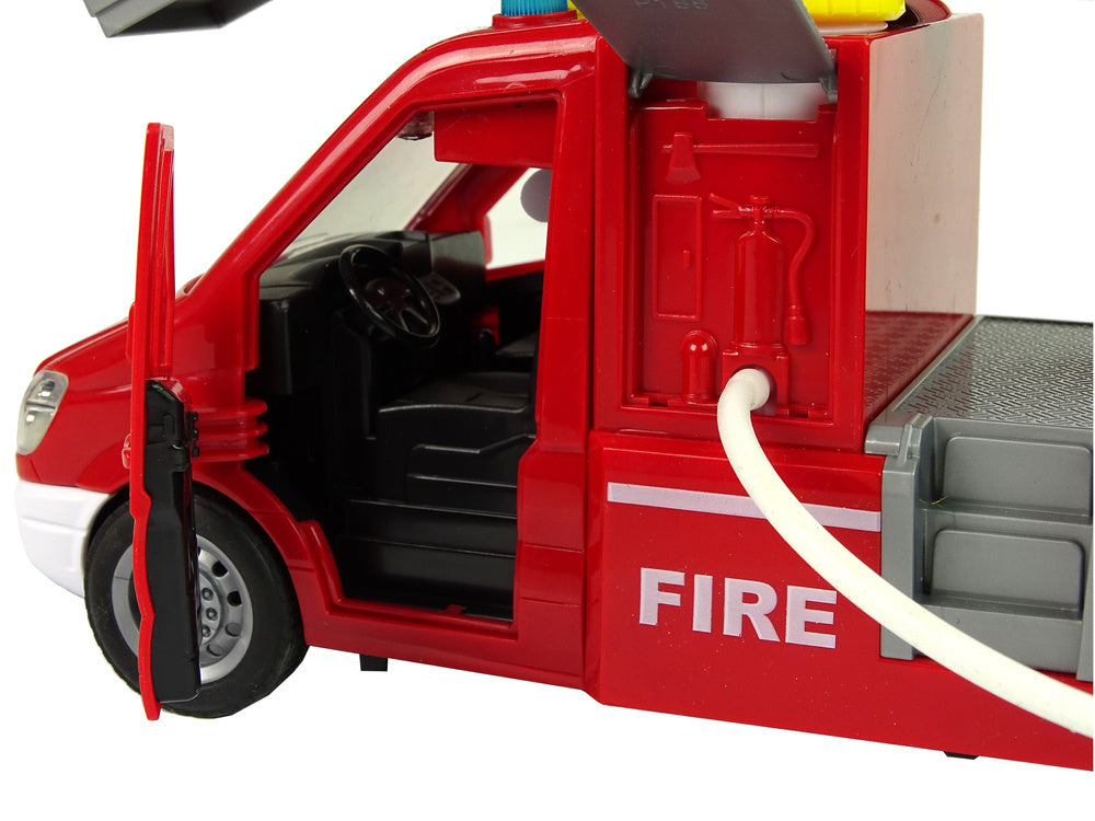 LEAN Toys Feuerwehrauto Rotes Wasser Klingt Lichter – Produktabbildung 6
