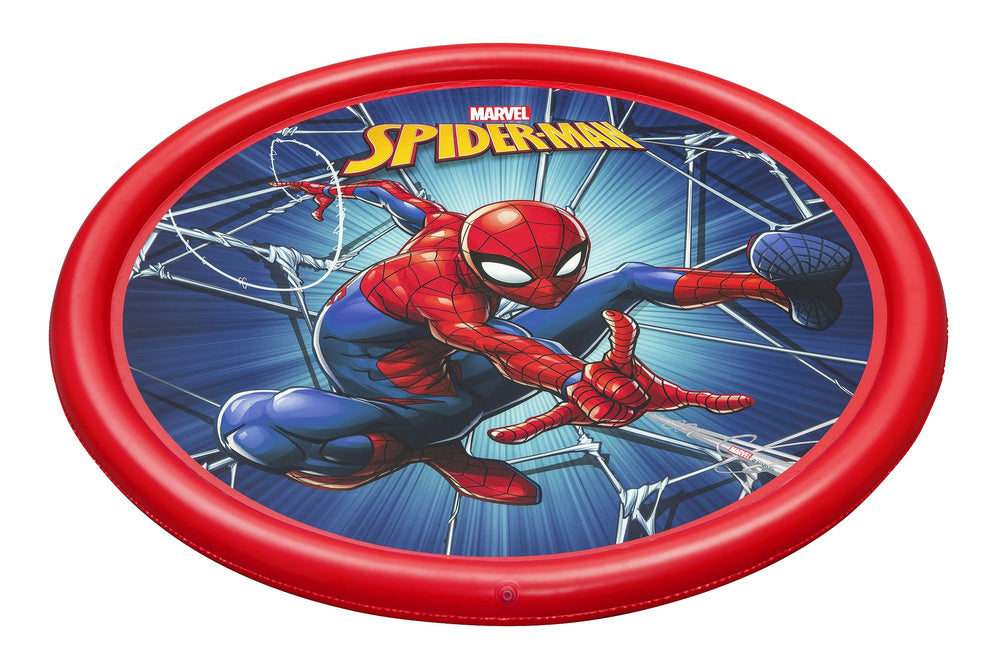 Aufblasbare Planschbeckenmatte mit Springbrunnen Spider-Man 165 cm Bestway 98792 – Produktabbildung 2