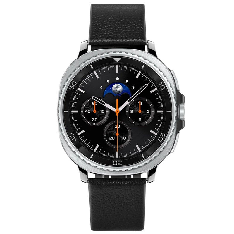 Spigen Enzo - Armband aus pravé Leder für Samsung Galaxy Watch 8 / 8 Classic 40 / 44 / 46 mm (schwarz) – Produktabbildung 2