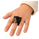 LEAN TOYS Ring on Hand Educational Animals Bear – Produktabbildung 3