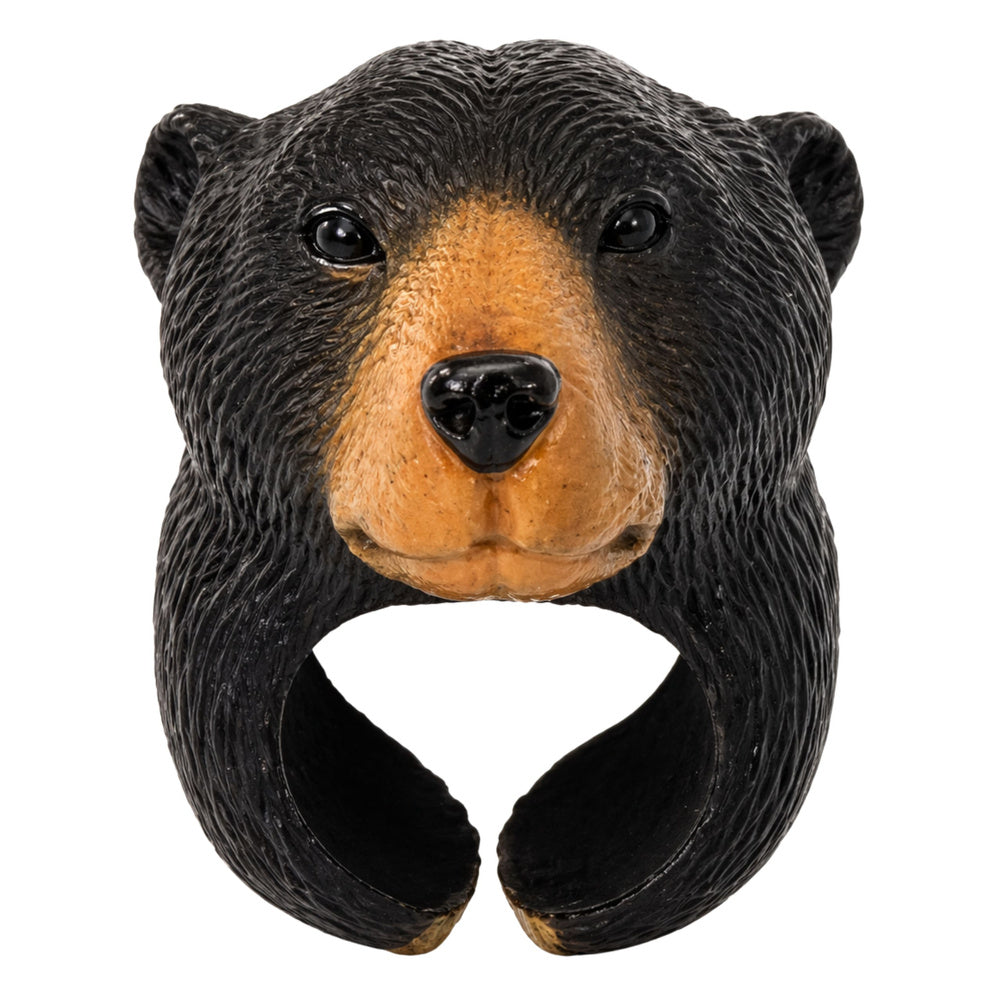 LEAN TOYS Ring on Hand Educational Animals Bear – Produktabbildung 4
