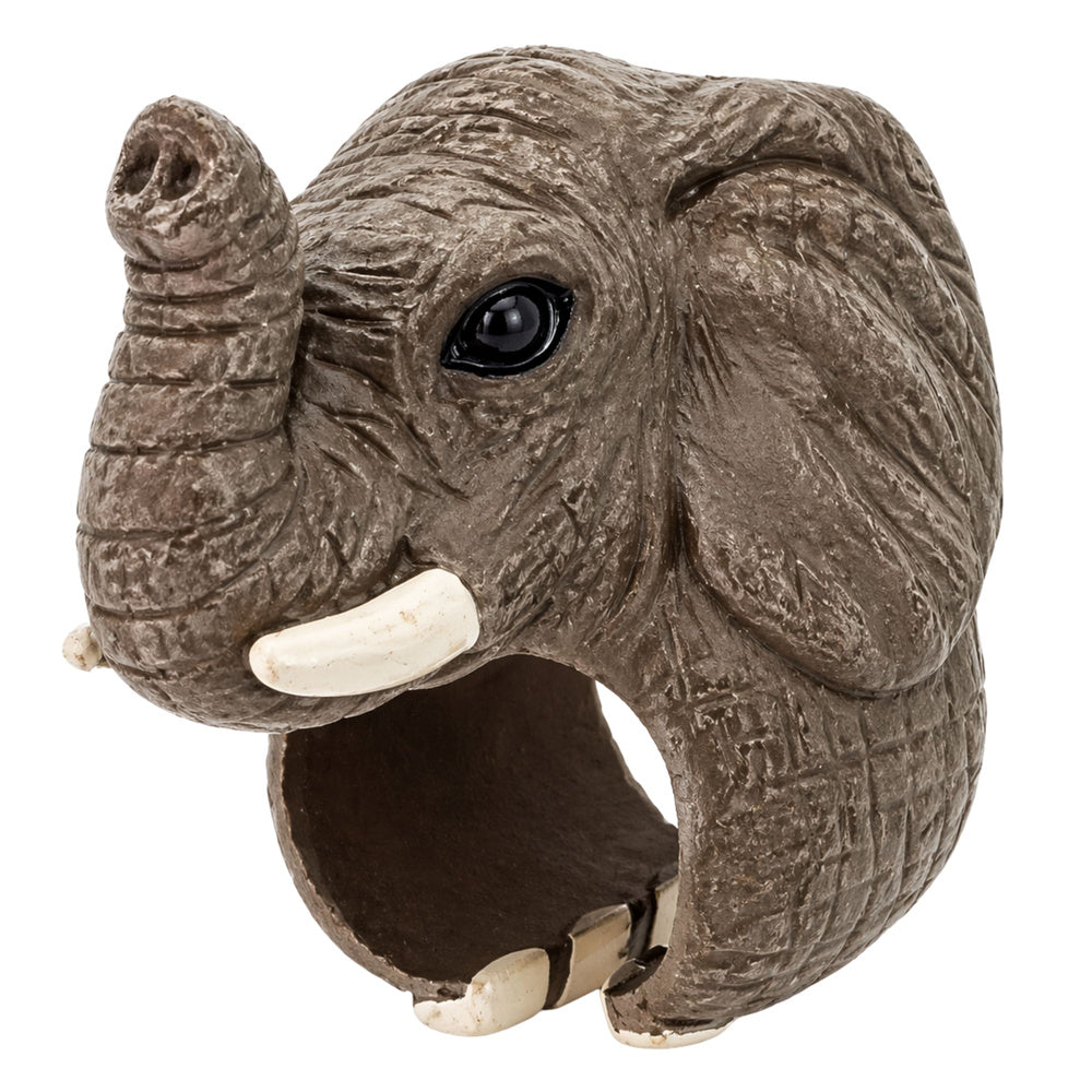 LEAN TOYS Ring auf der Hand Lerntiere Elefant – Produktabbildung 2