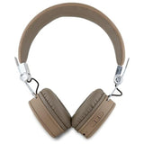 Guess Grained Classic Round Shape - kabellose Bluetooth Kopfhörer ENC (braun) – Produktabbildung 3