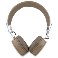 Guess Grained Classic Round Shape - kabellose Bluetooth Kopfhörer ENC (braun) – Produktabbildung 3
