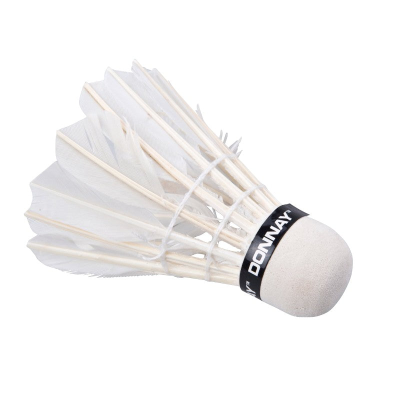 Donnay - Péřové badmintonové míčky 5 Stk. (weiß) – Produktabbildung 2