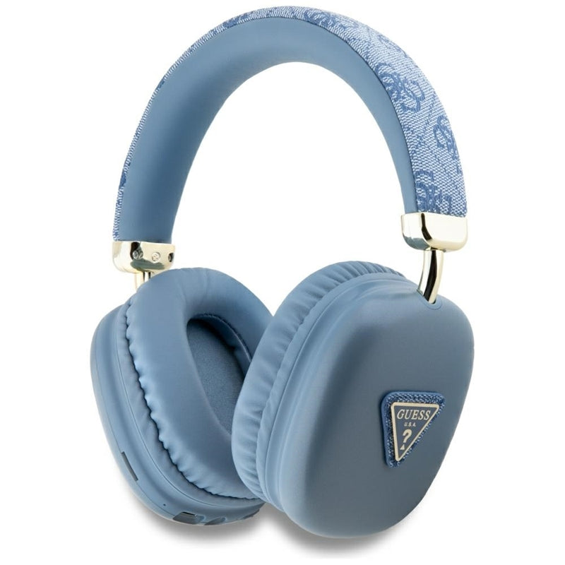 Guess 4G Triangle Logo - kabellose Over-Ear- Kopfhörer Bluetooth V5.3 (blau)
