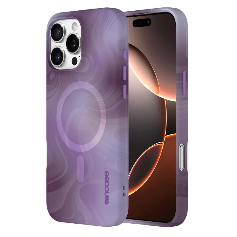 Incase Halo Case MagSafe - Hülle für iPhone 16 Pro Max (Oil Slick Lilac)