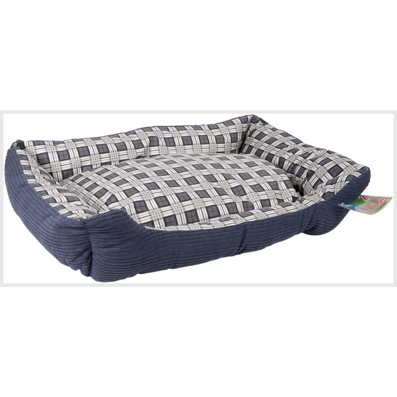 Jiný Měkký pelíšek für psy 75 x 58 x 19 cm Größe L (dunkel blau) – Produktabbildung 2