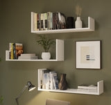 Wandregale KOBI für Wohnzimmer Zimmer WEISS – Produktabbildung 6