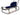 LEAN Toys Schlittenmatratze Soft Three Fasteners Marineblau