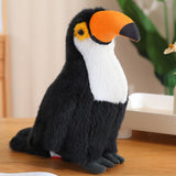 LEAN Toys Plüschvogel Tukan Plüsch Maskottchen Kuscheltier Weiß 35cm – Produktabbildung 3