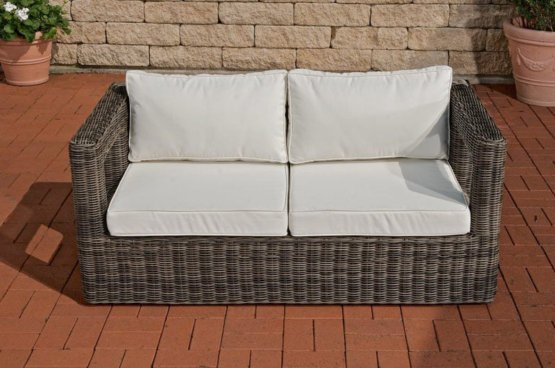 CLP 2er Sofa Honolulu Rundrattan – Produktabbildung 2