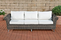 CLP 3er Sofa Vivari Cremeweiß – Produktabbildung 2