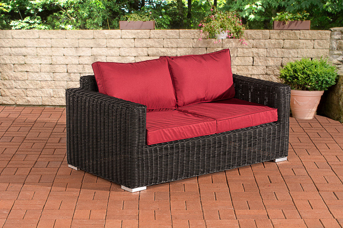 CLP 2er-Sofa Bilbao / Madeira Rubinrot – Produktabbildung 5