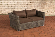 CLP 2er Sofa Mandal Terrabraun
