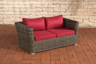 CLP 2er Sofa Mandal Rubinrot