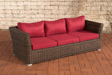 CLP 3er Sofa Mandal Rubinrot – Produktabbildung 8